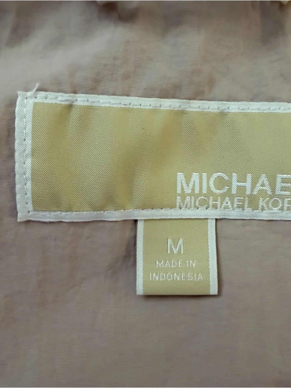 Michael Kors Light Pink Utility Anorak Jacket - Picture 10 of 10